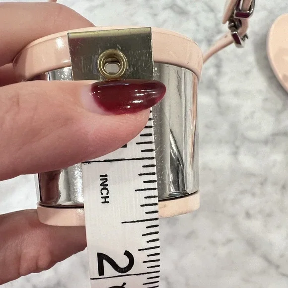 Salvatore Ferragamo Pale Pink Perala Jelly Buckle Lace Bow Sandals Heels Size 7 - Picture 11 of 12